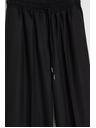 Moodo Черни панталони с широки крачоли Moodo