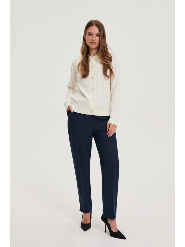 Moodo Тъмносини прави панталони в клас Moodo