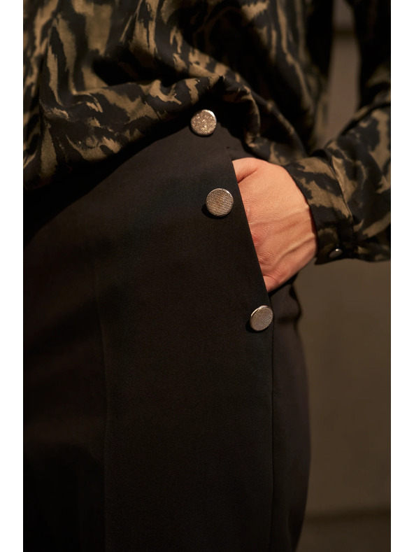 Moodo Черни цигарени панталони Moodo