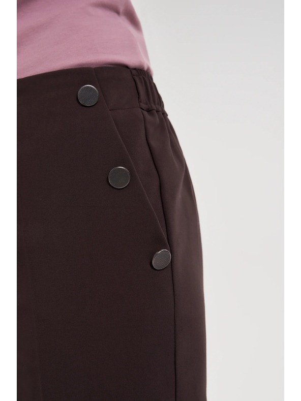 Moodo Кафяви цигарени панталони Moodo