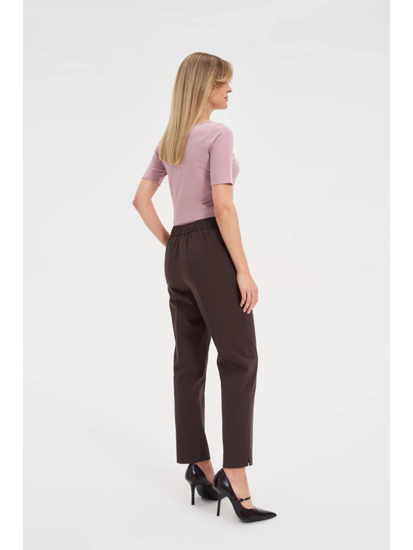 Moodo Кафяви цигарени панталони Moodo