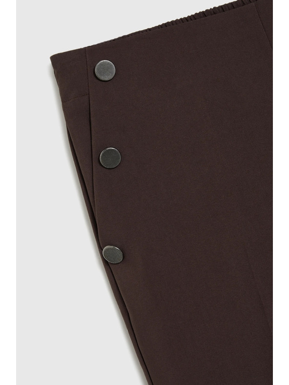Moodo Кафяви цигарени панталони Moodo