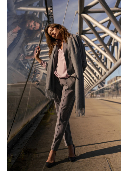 Moodo Сиви цигарени панталони Moodo