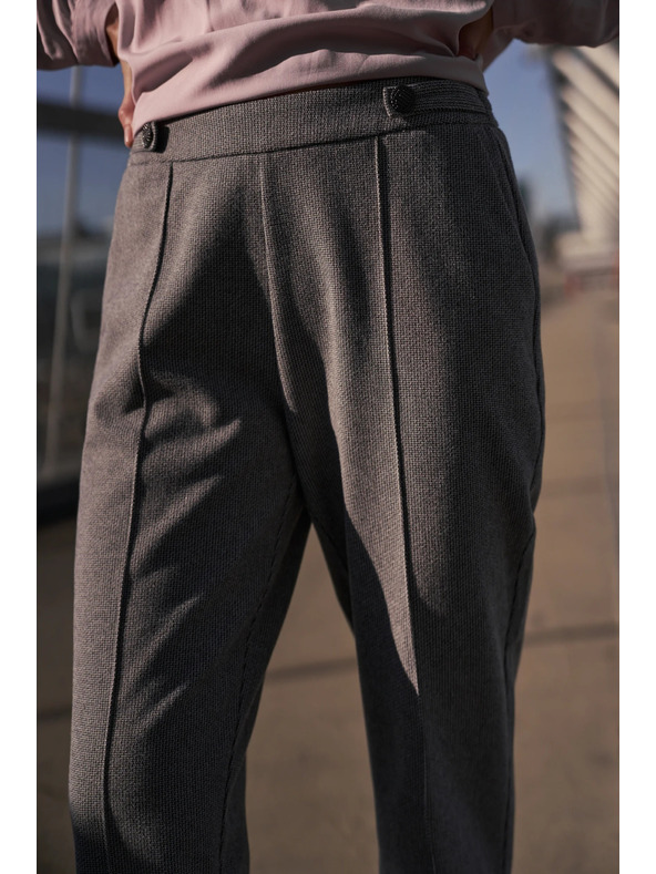 Moodo Сиви цигарени панталони Moodo