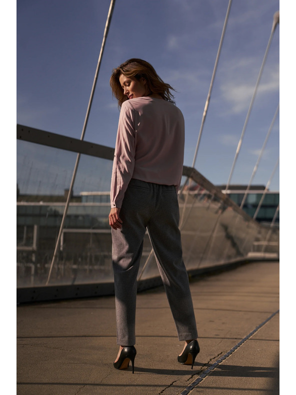 Moodo Сиви цигарени панталони Moodo