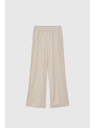Moodo Бежови широки панталони Moodo