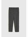 Moodo Графитни панталони с десен рибена кост Moodo
