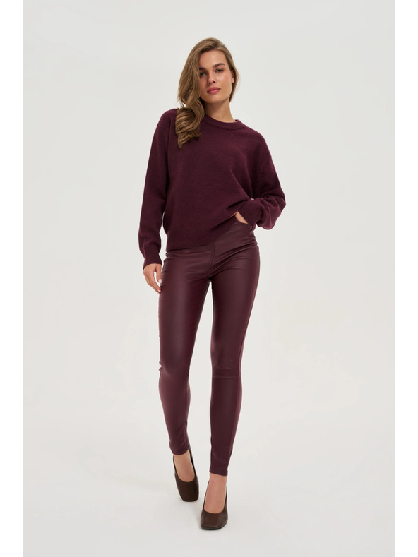 Moodo Вакс панталони винено червени Moodo