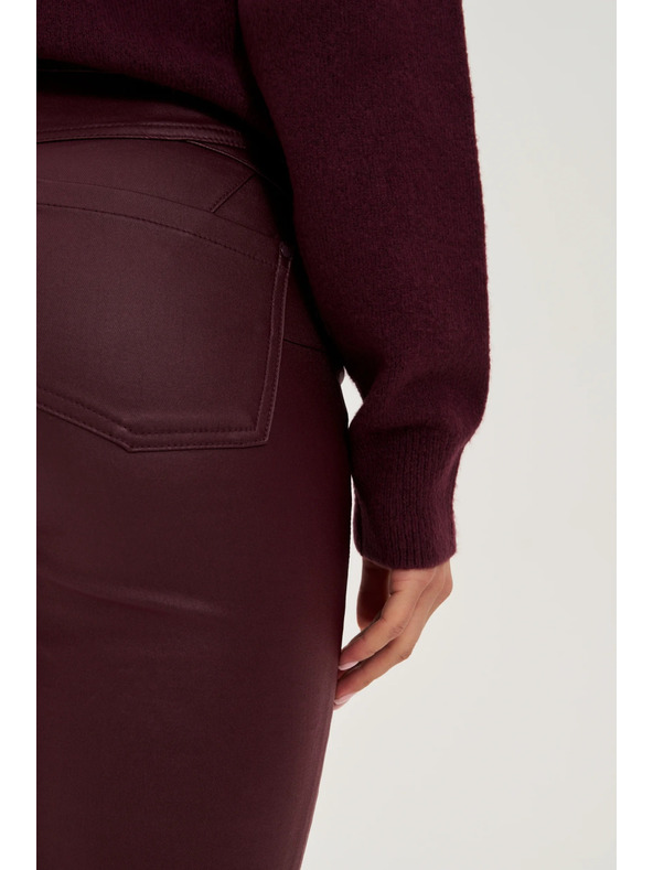 Moodo Вакс панталони винено червени Moodo