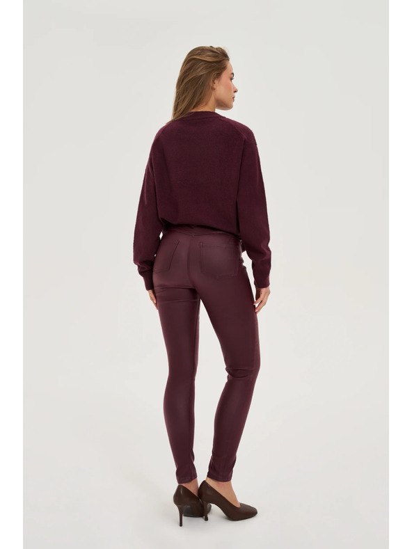 Moodo Вакс панталони винено червени Moodo