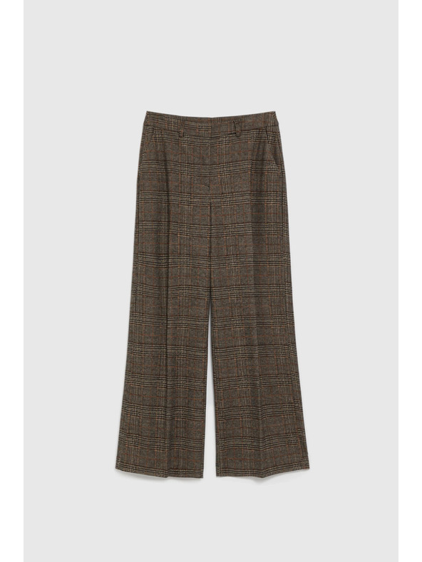 Moodo Кафяви каре панталони Moodo