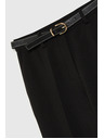 Moodo Черни панталони с колан Moodo