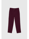 Moodo Гладки панталони бордо Moodo