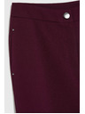 Moodo Гладки панталони бордо Moodo