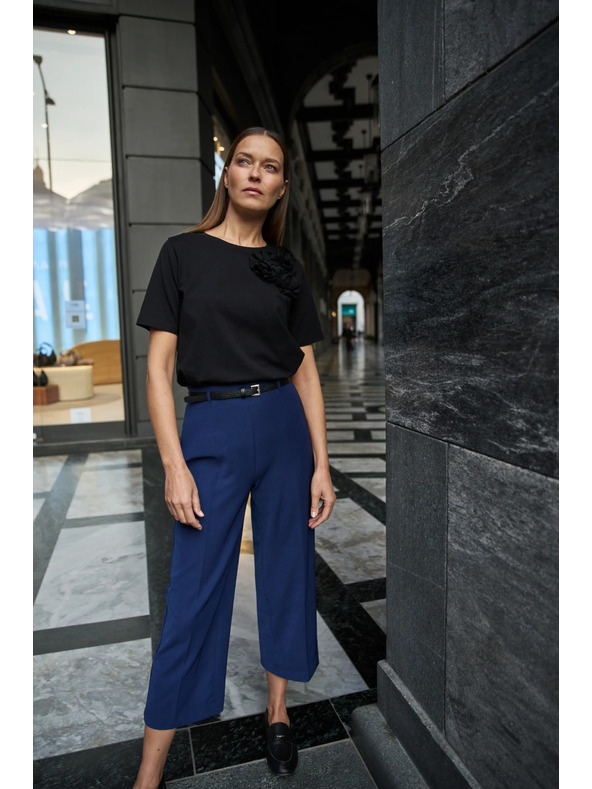 Moodo Тъмносини панталони с колан Moodo