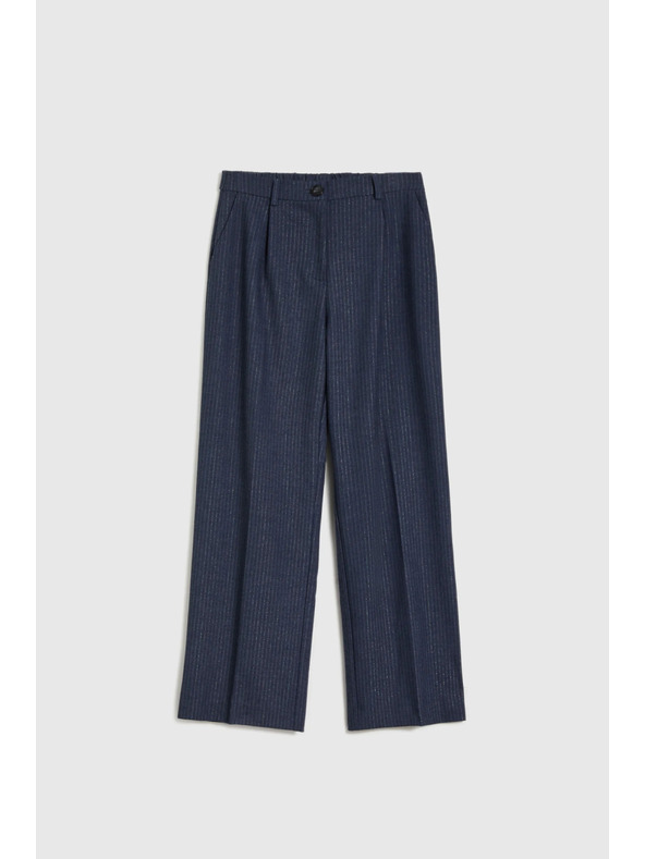 Moodo Тъмносини райета панталони Moodo