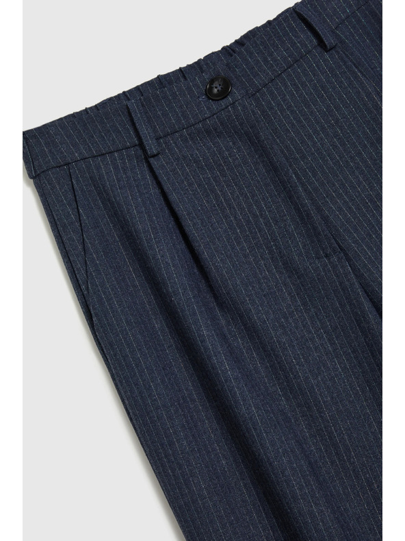 Moodo Тъмносини райета панталони Moodo