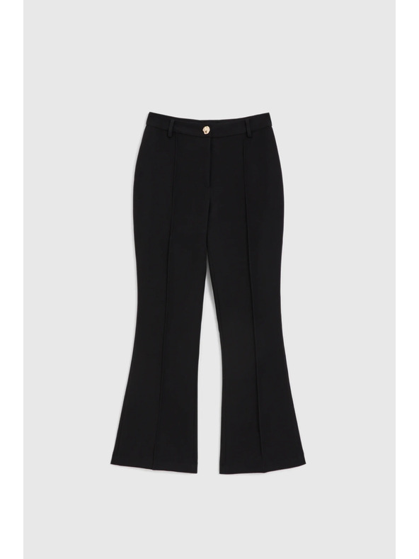 Moodo Черни разкроени панталони Moodo