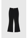 Moodo Черни разкроени панталони Moodo
