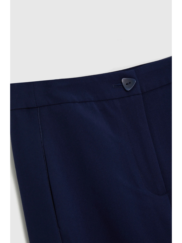 Moodo Гладки панталони в тъмносиньо Moodo