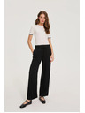 Moodo Черни вискозови панталони Moodo