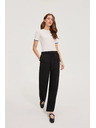 Moodo Черни вискозови панталони Moodo
