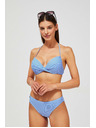 Moodo Долна част на бански костюм на ивици в синьо Moodo