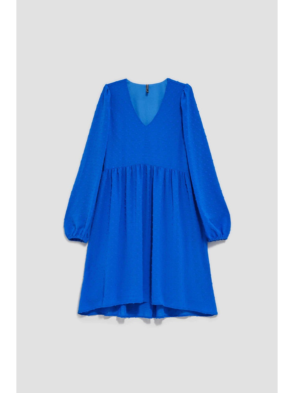 Moodo Сини рокли с обемни ръкави Moodo