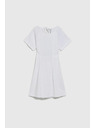 Moodo Бели памучни рокли с открит гръб Moodo
