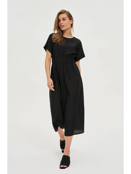 Moodo Черни вискозени рокли Moodo
