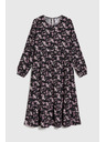Moodo Черни миди рокли с цветя Moodo