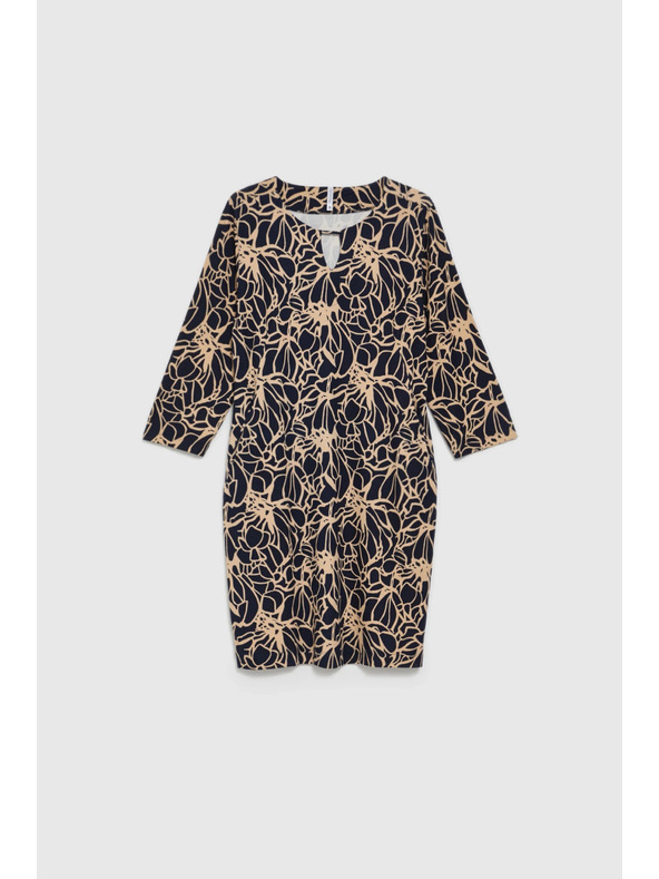 Moodo Тъмносини цветни рокли Moodo