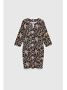 Moodo Тъмносини цветни рокли Moodo