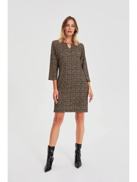 Moodo Черни рокли с фин десен Moodo