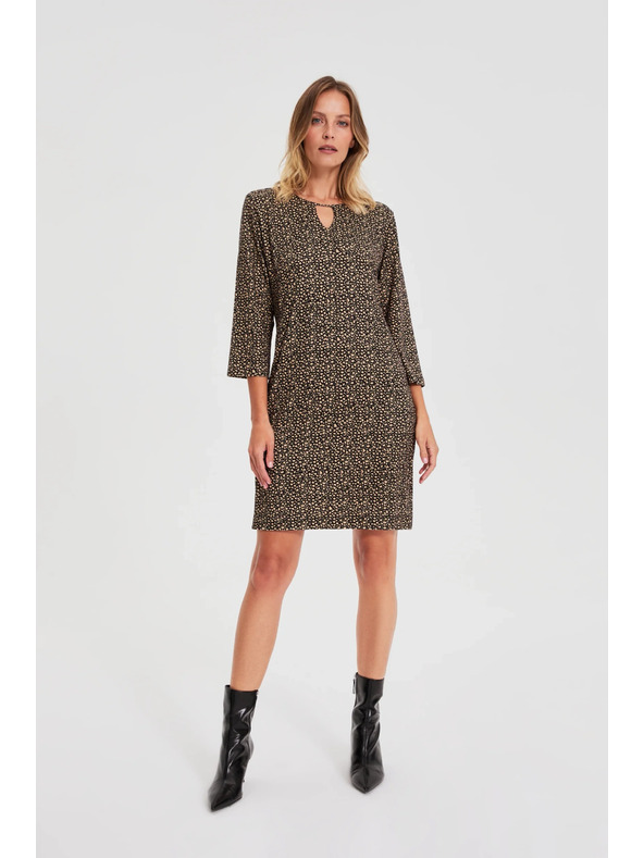 Moodo Черни рокли с фин десен Moodo