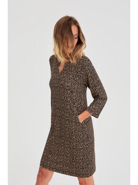 Moodo Черни рокли с фин десен Moodo