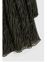 Moodo Маслинено зелени рокли със животински десен Moodo