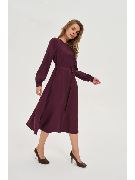 Moodo Бордо миди рокли Moodo