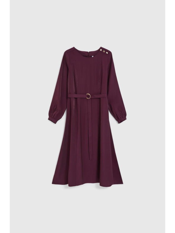 Moodo Бордо миди рокли Moodo