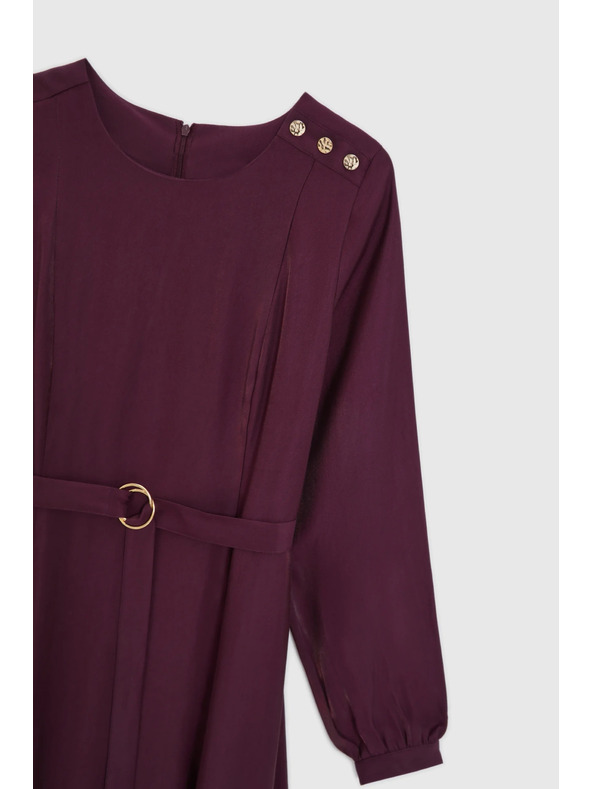 Moodo Бордо миди рокли Moodo