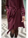 Moodo Бордо копринени рокли Moodo