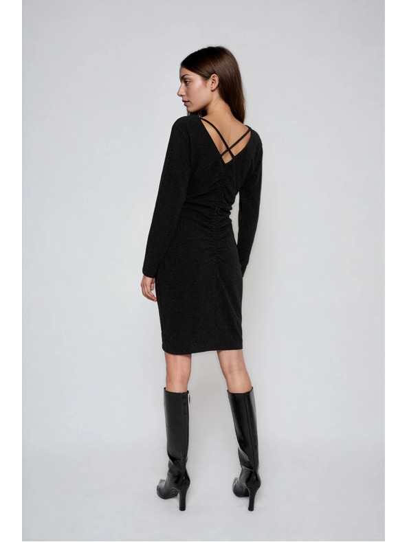 Moodo Прилепнали черни рокли Moodo