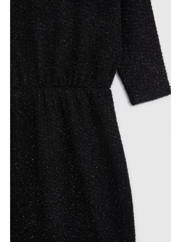 Moodo Черни рокли, украсени със сребриста нишка Moodo