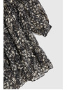 Moodo Щампосани рокли с деколте в черно Moodo