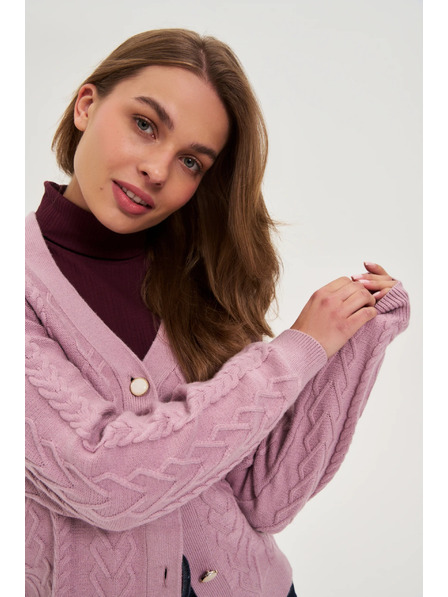 Moodo Розов кардиган Moodo