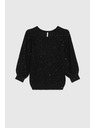 Moodo Пуловер с пайети в черно Moodo