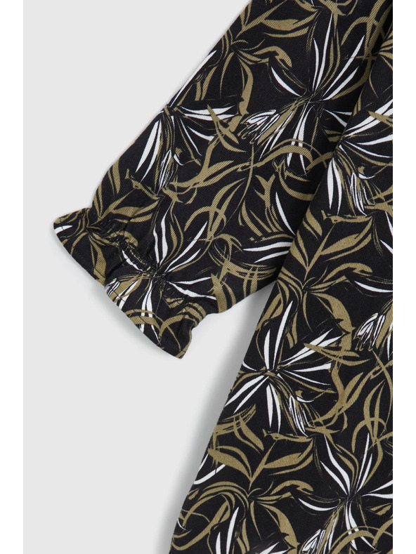 Moodo Суитшърт с принт черен Moodo