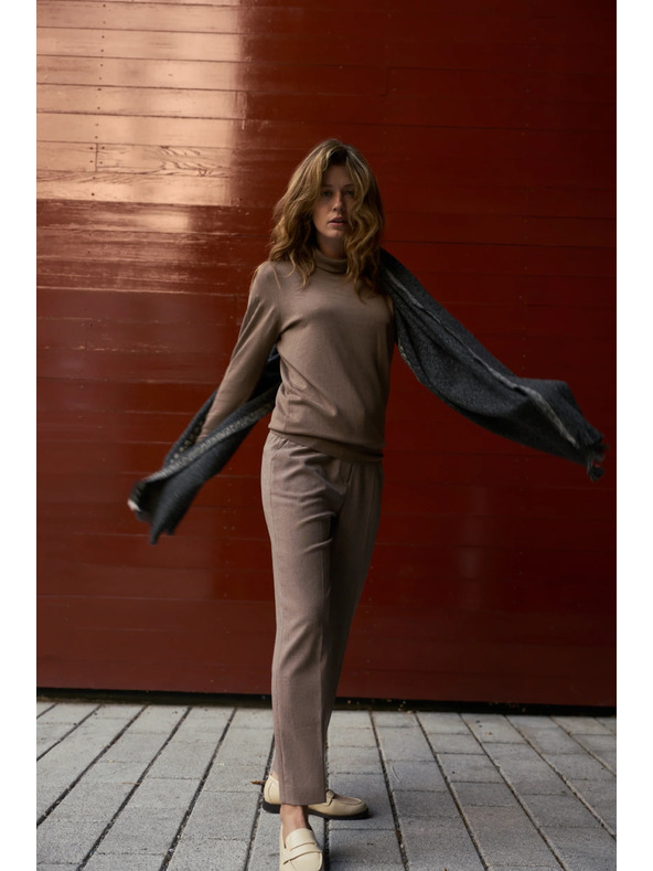 Moodo Гладка висока яка бежова Moodo