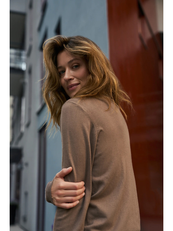 Moodo Гладка висока яка бежова Moodo