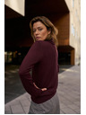 Moodo Гладка висока яка бордо Moodo